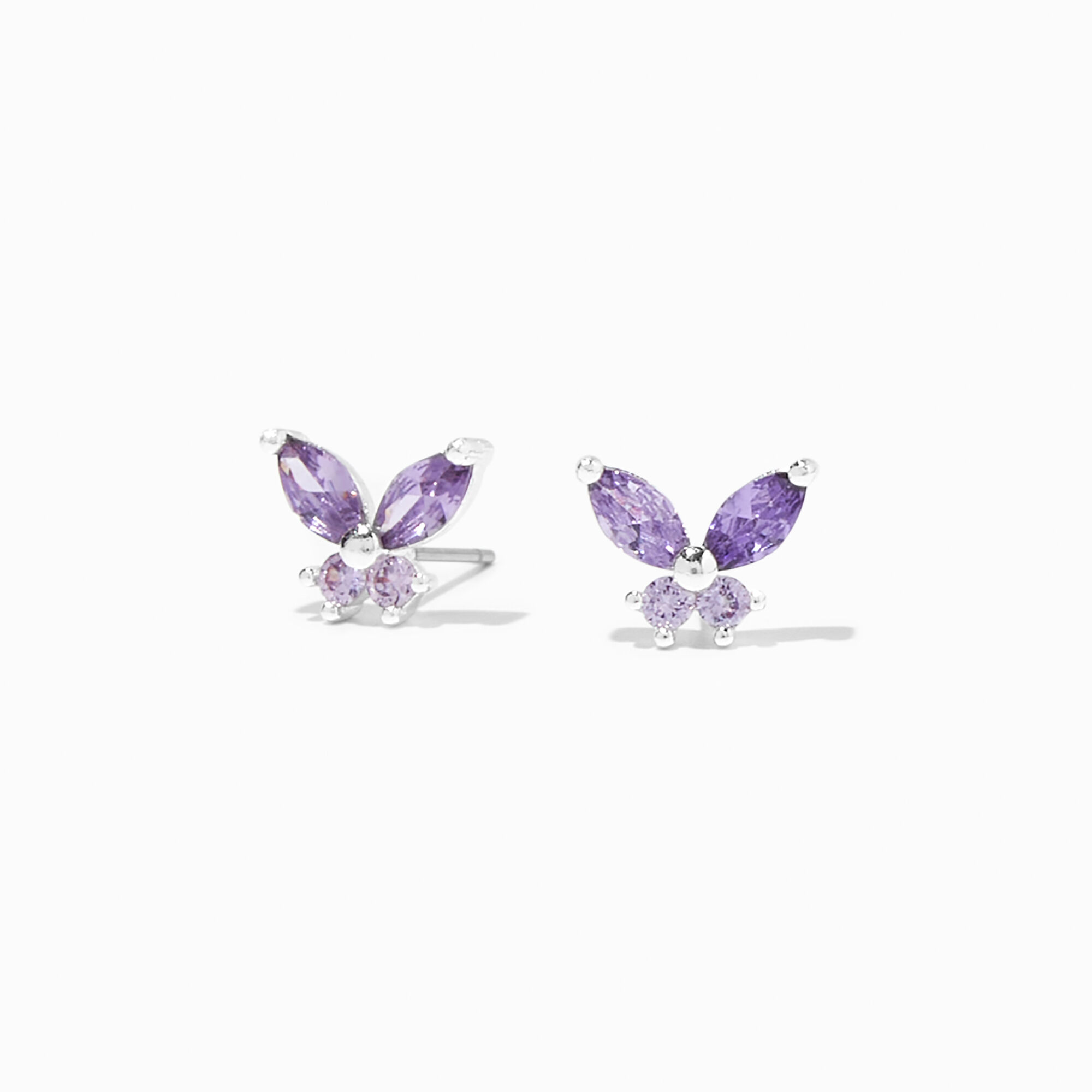 Buy NIQIPOK Purple Butterfly Earrings Crystal Butterfly Tassel Earrings for  Women 3D Long Butterfly Tassel Style Zircon Earrings Butterfly Jewelry  Gifts, Metal, No Gemstone at Amazon.in